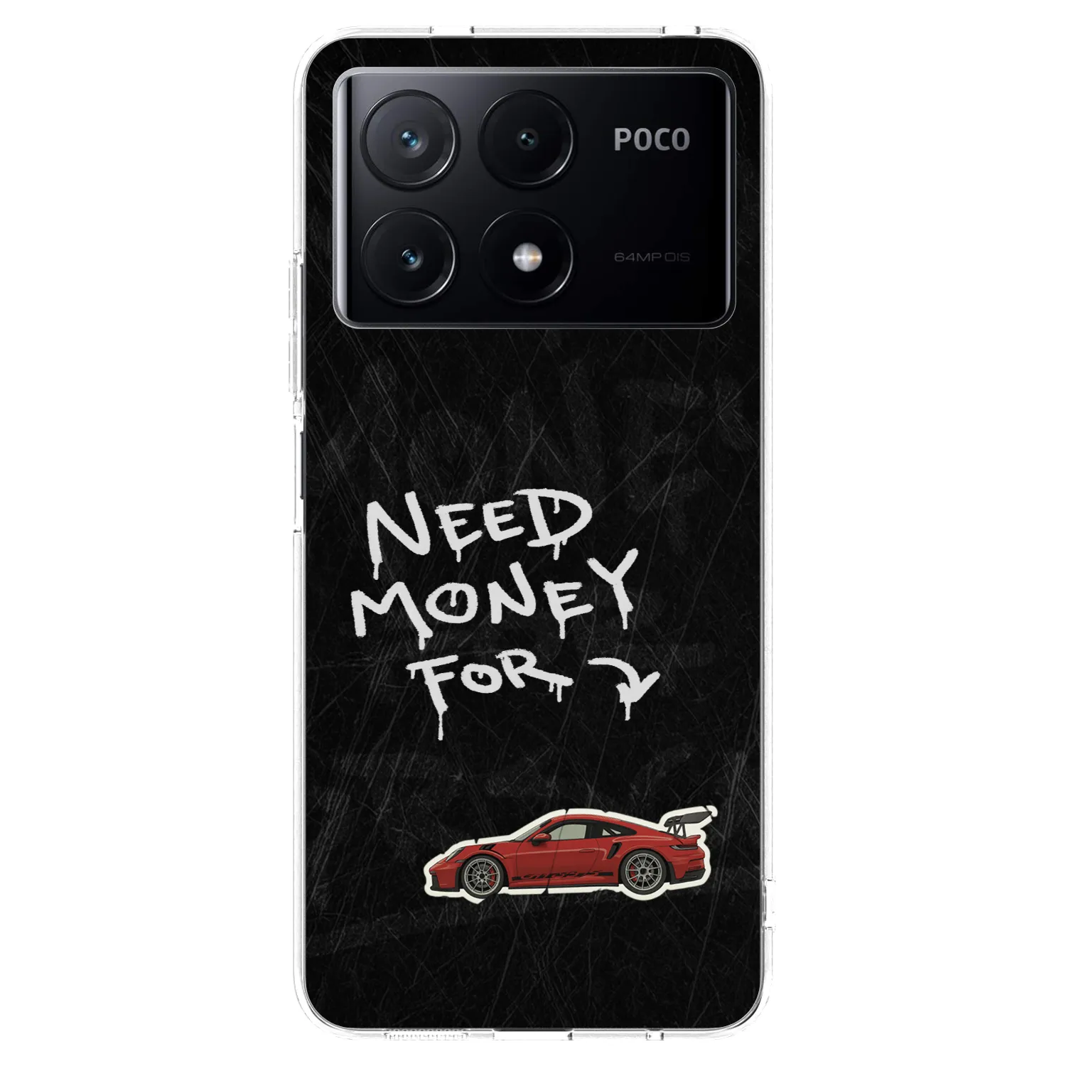 Picasee silikónový prehľadný obal pre Xiaomi Poco X6 Pro - Track Mode