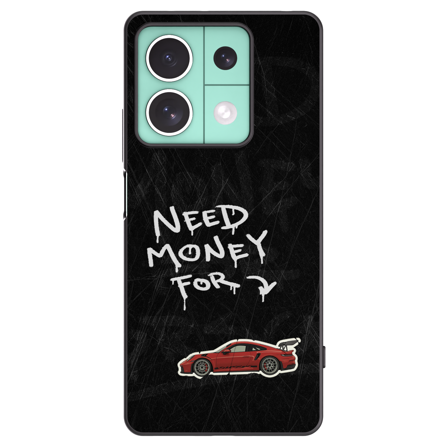 Picasee silikónový čierny obal pre Xiaomi Redmi Note 13 5G - Track Mode