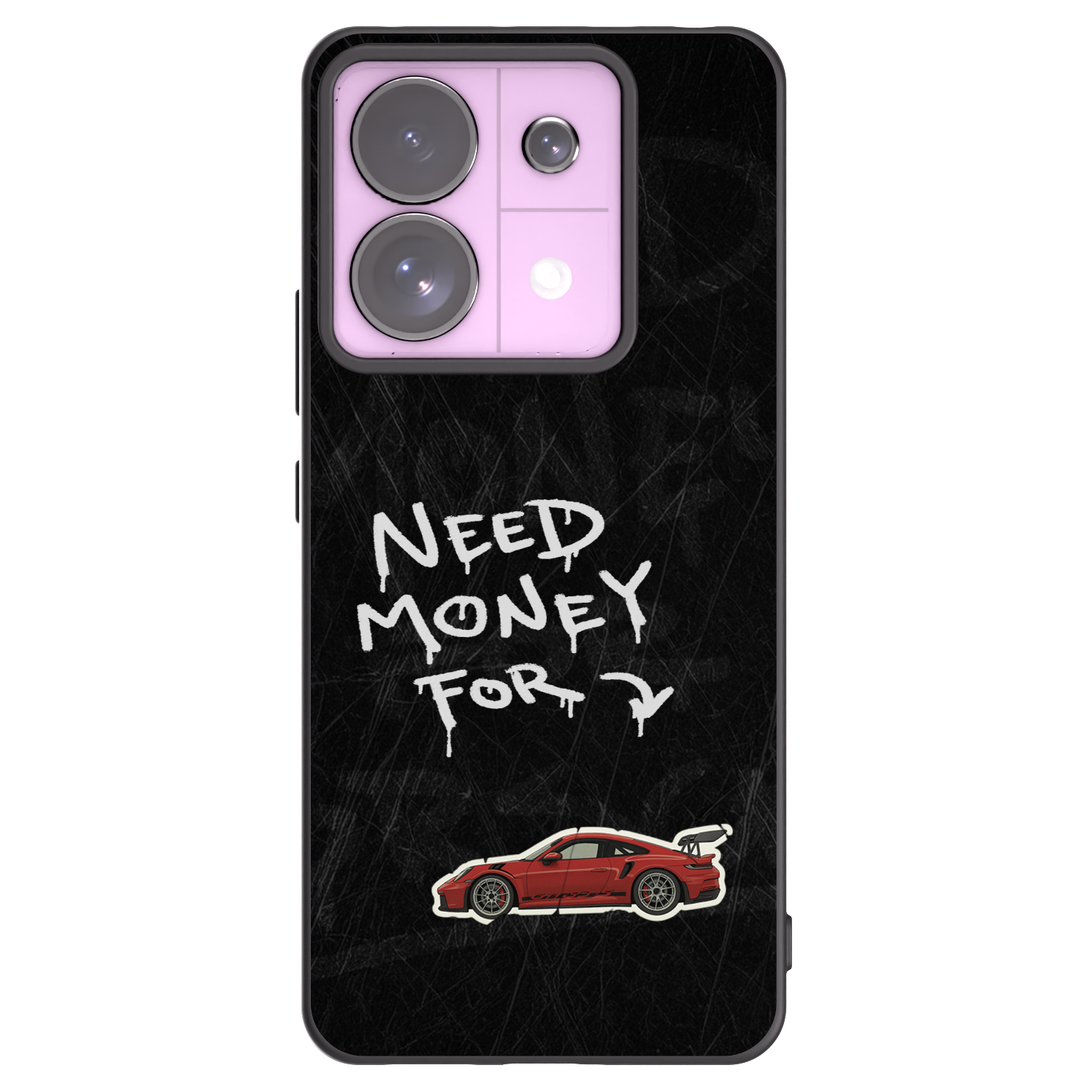 Picasee silikónový čierny obal pre Xiaomi Redmi Note 13 Pro 5G - Track Mode