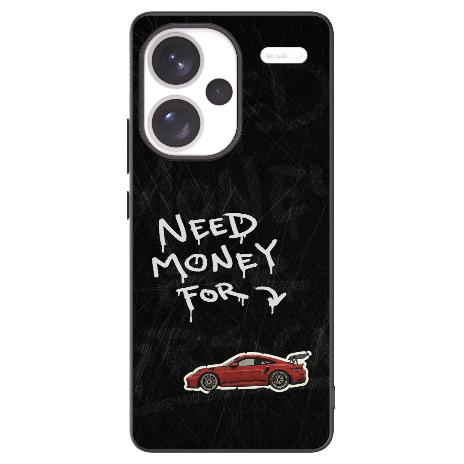 Picasee silikónový čierny obal pre Xiaomi Redmi Note 13 Pro+ 5G - Track Mode