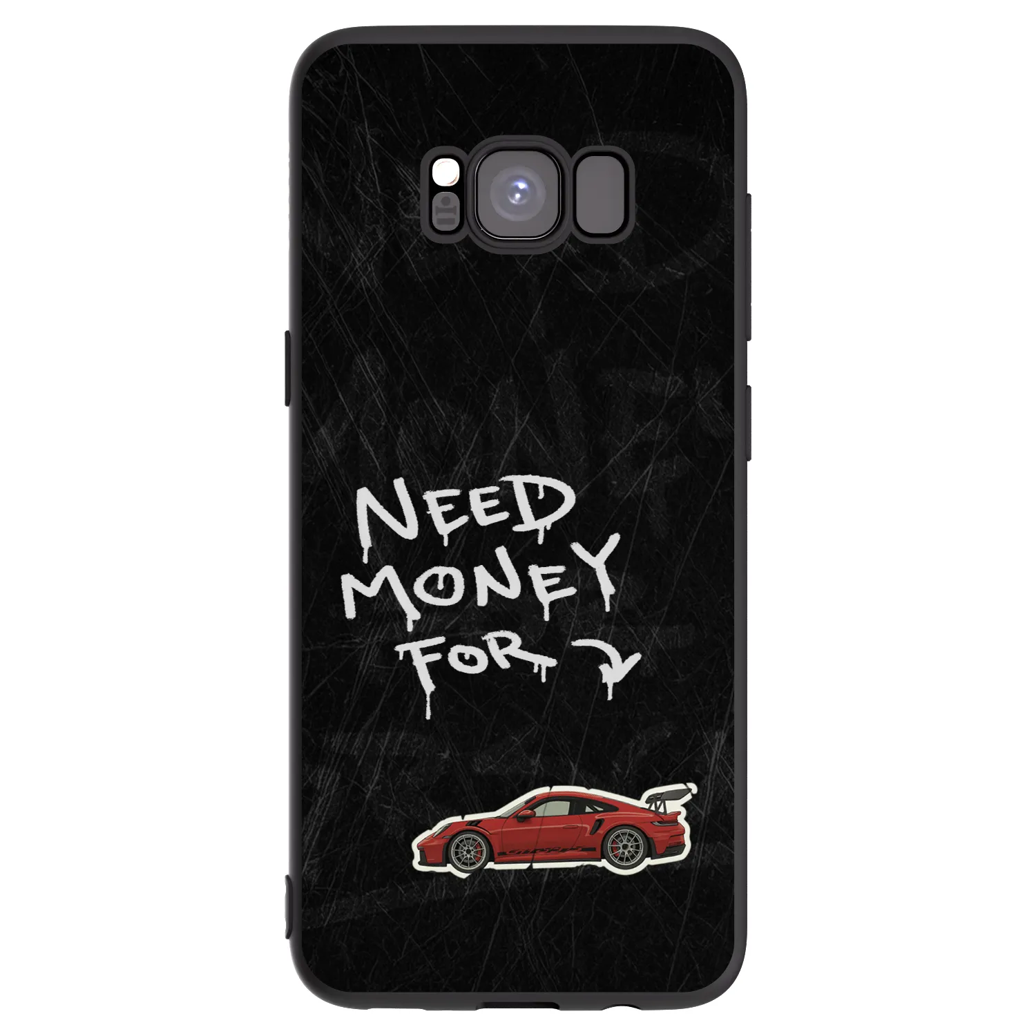 Picasee silikónový čierny obal pre Samsung Galaxy S8 G950F - Track Mode
