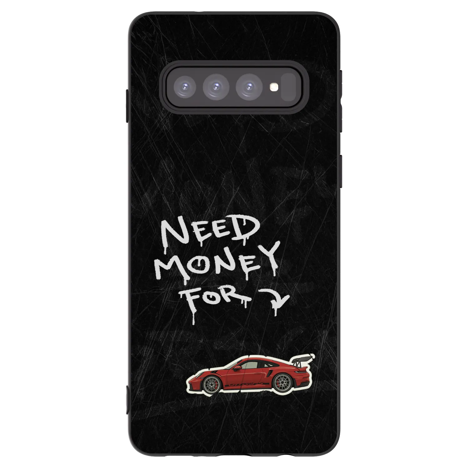 Picasee silikónový čierny obal pre Samsung Galaxy S10 G973 - Track Mode
