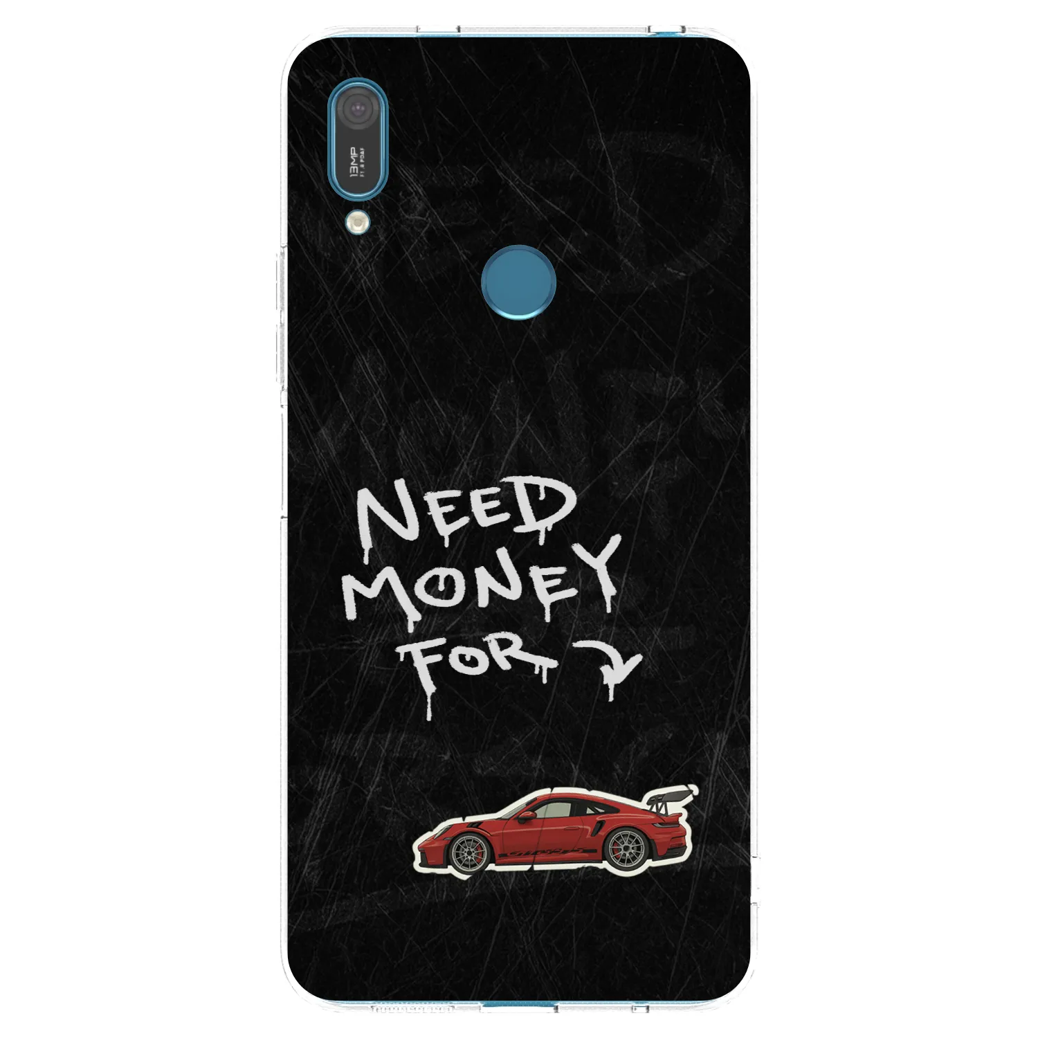 Picasee silikónový prehľadný obal pre Huawei Y7 2019 - Track Mode