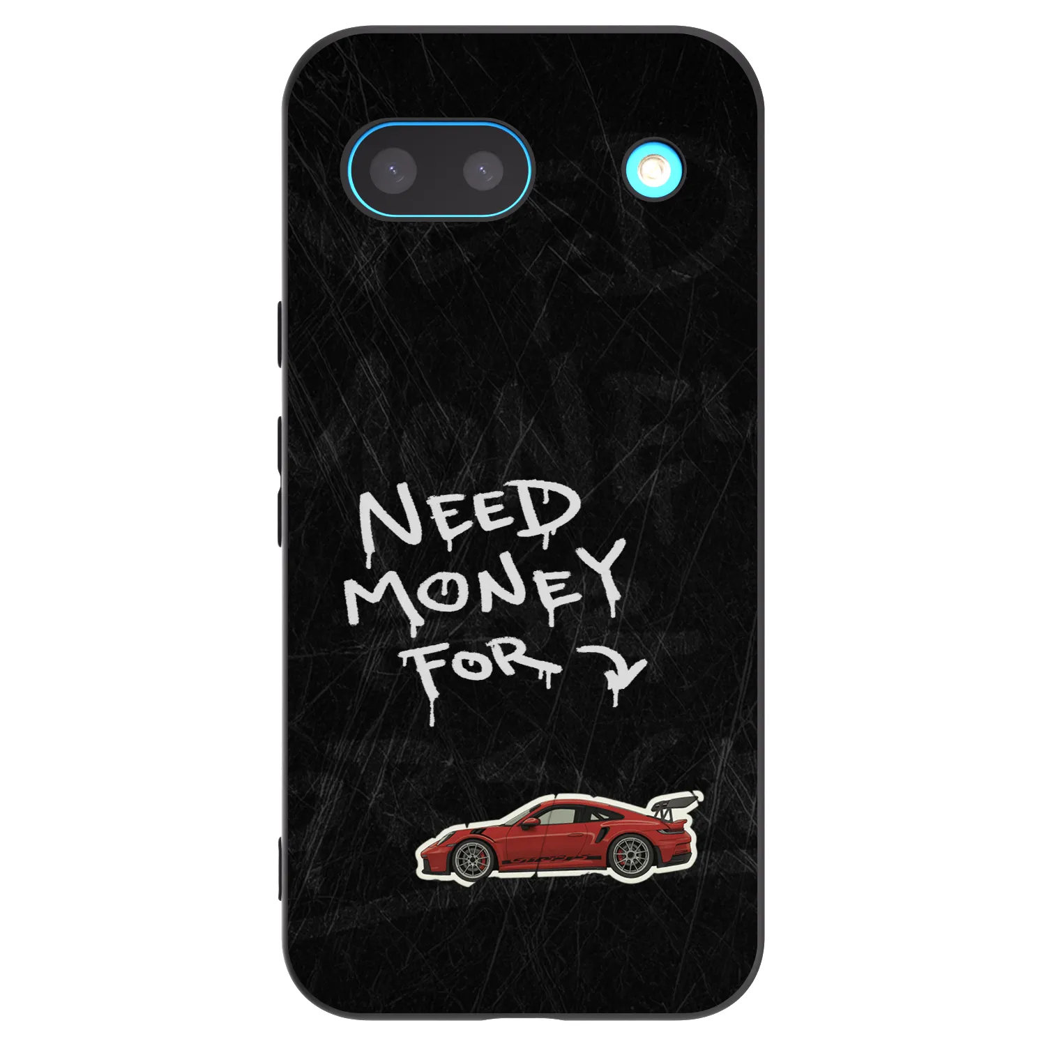 Picasee silikónový čierny obal pre Google Pixel 8a - Track Mode