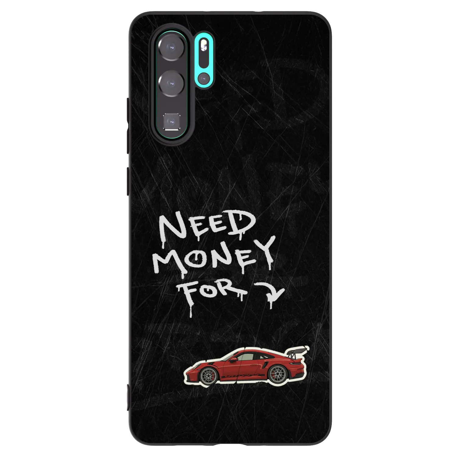 Picasee silikónový čierny obal pre Huawei P30 Pro - Track Mode