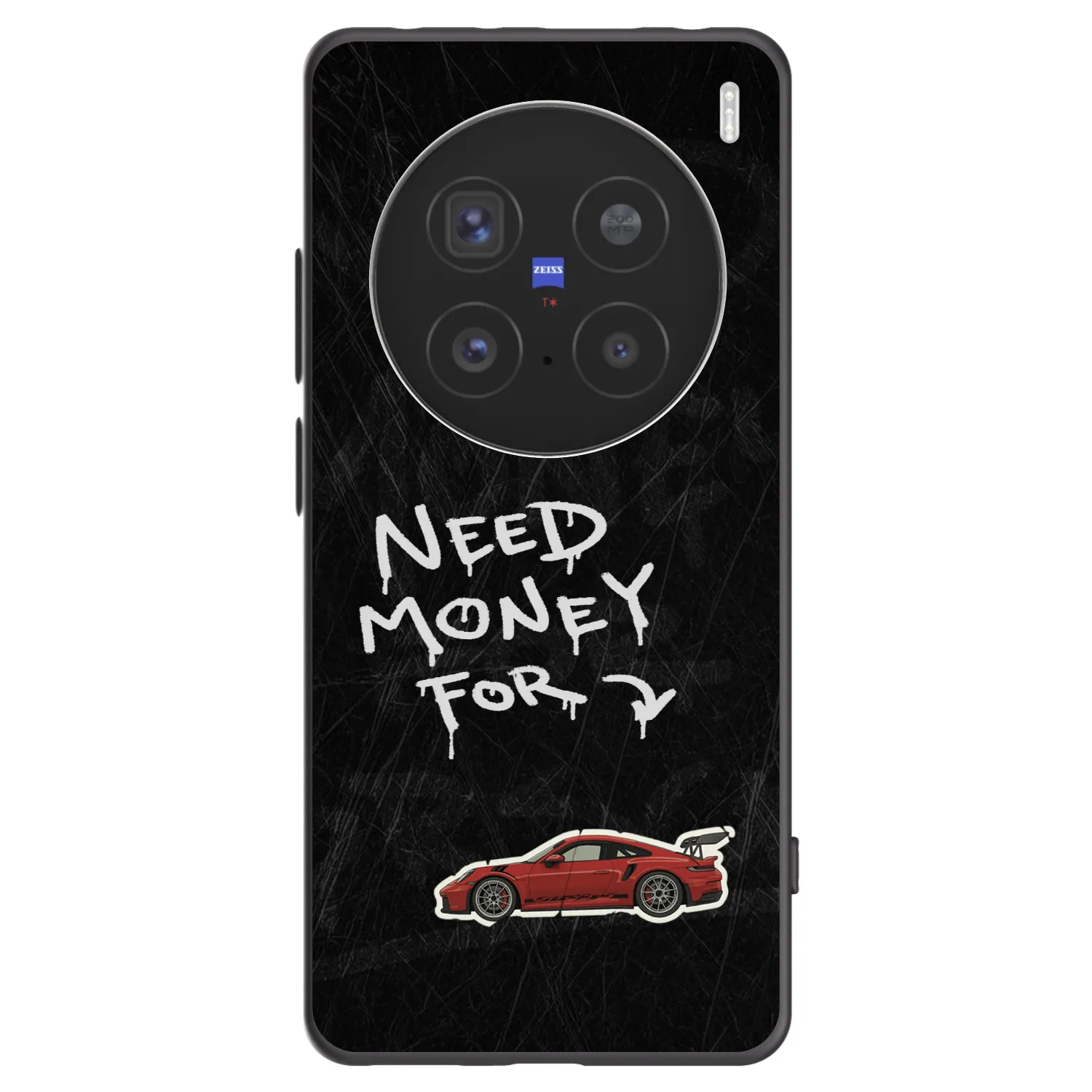 Picasee silikónový čierny obal pre Vivo X200 Pro - Track Mode