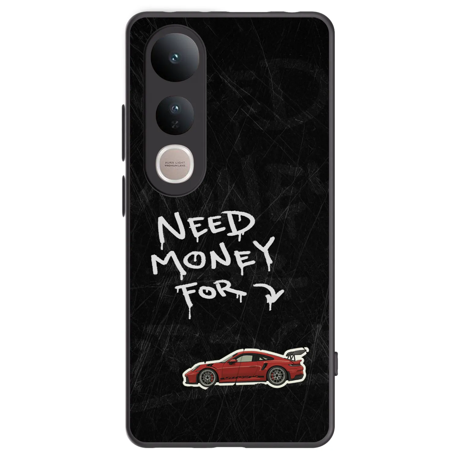 Picasee silikónový čierny obal pre Vivo V50 Lite 5G - Track Mode