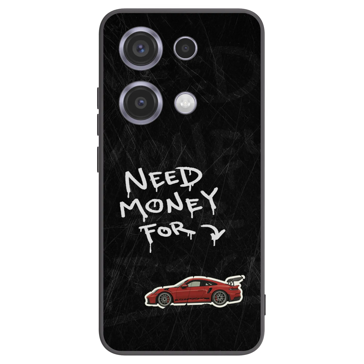 Picasee silikónový čierny obal pre Xiaomi Redmi Note 14S - Track Mode