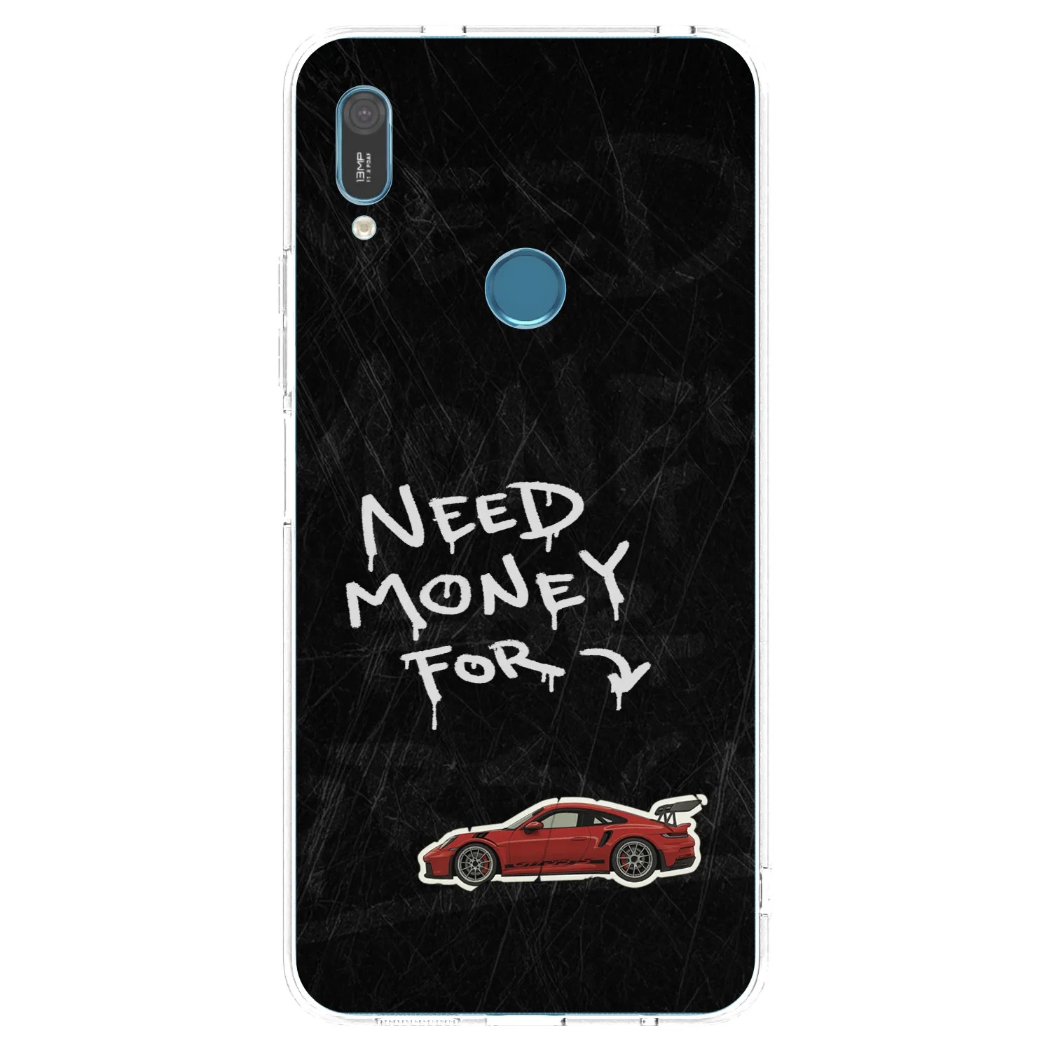 Picasee silikónový prehľadný obal pre Huawei Y6 2019 - Track Mode