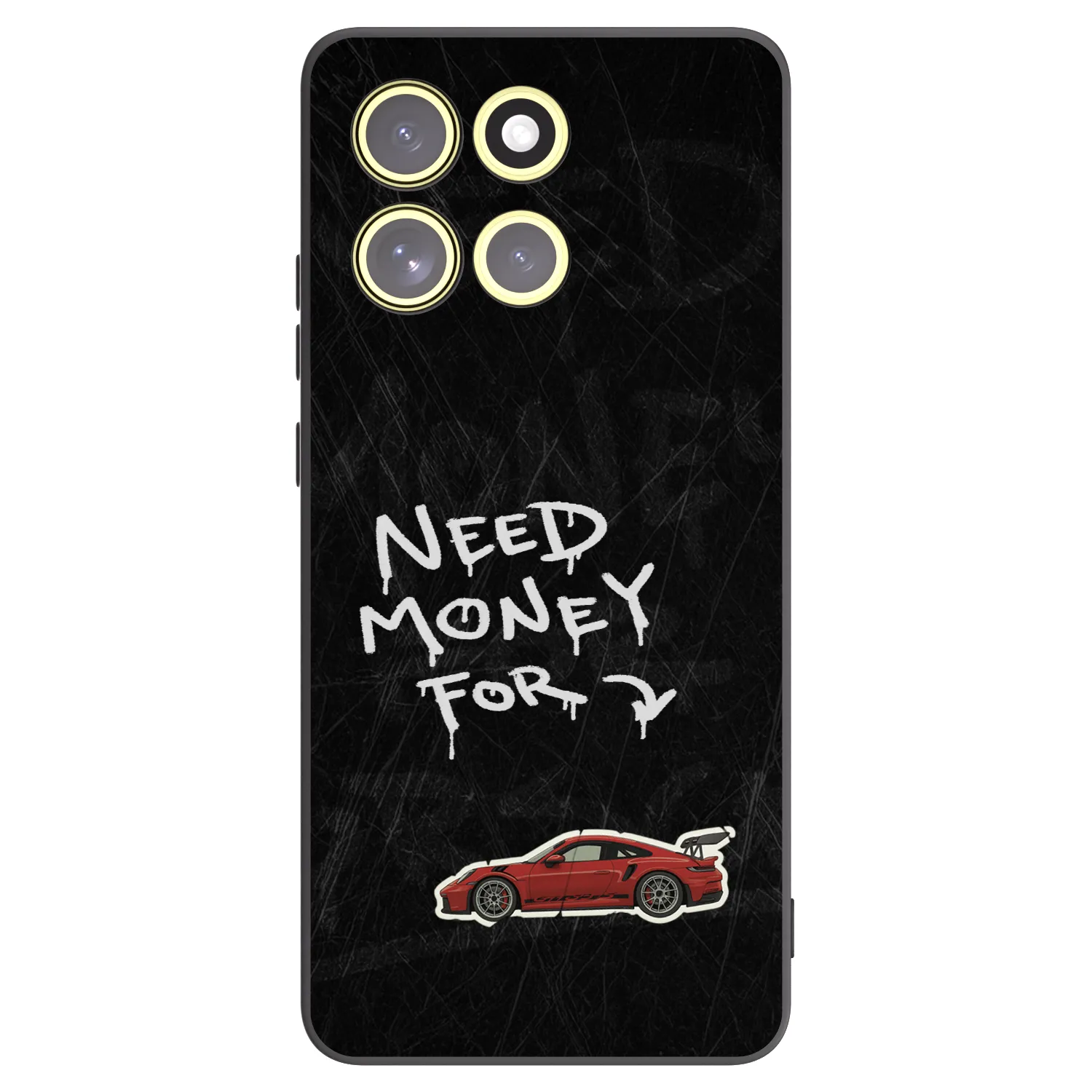 Picasee silikónový čierny obal pre Motorola Moto G86 Power 5G - Track Mode