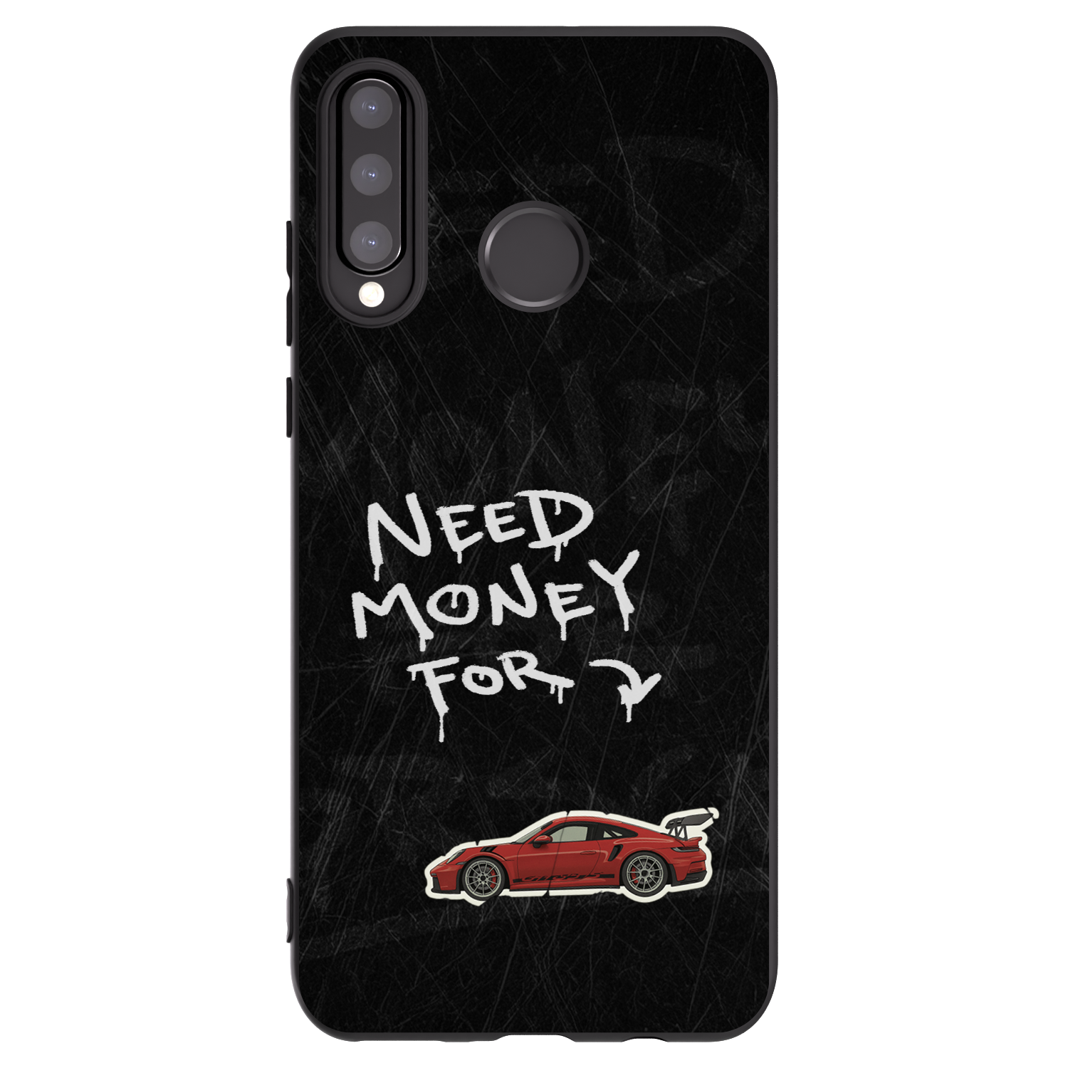 Picasee silikónový čierny obal pre Huawei P30 Lite - Track Mode