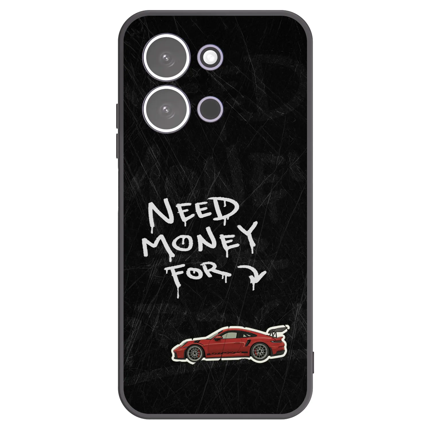 Picasee silikónový čierny obal pre Xiaomi Redmi 15C 5G - Track Mode