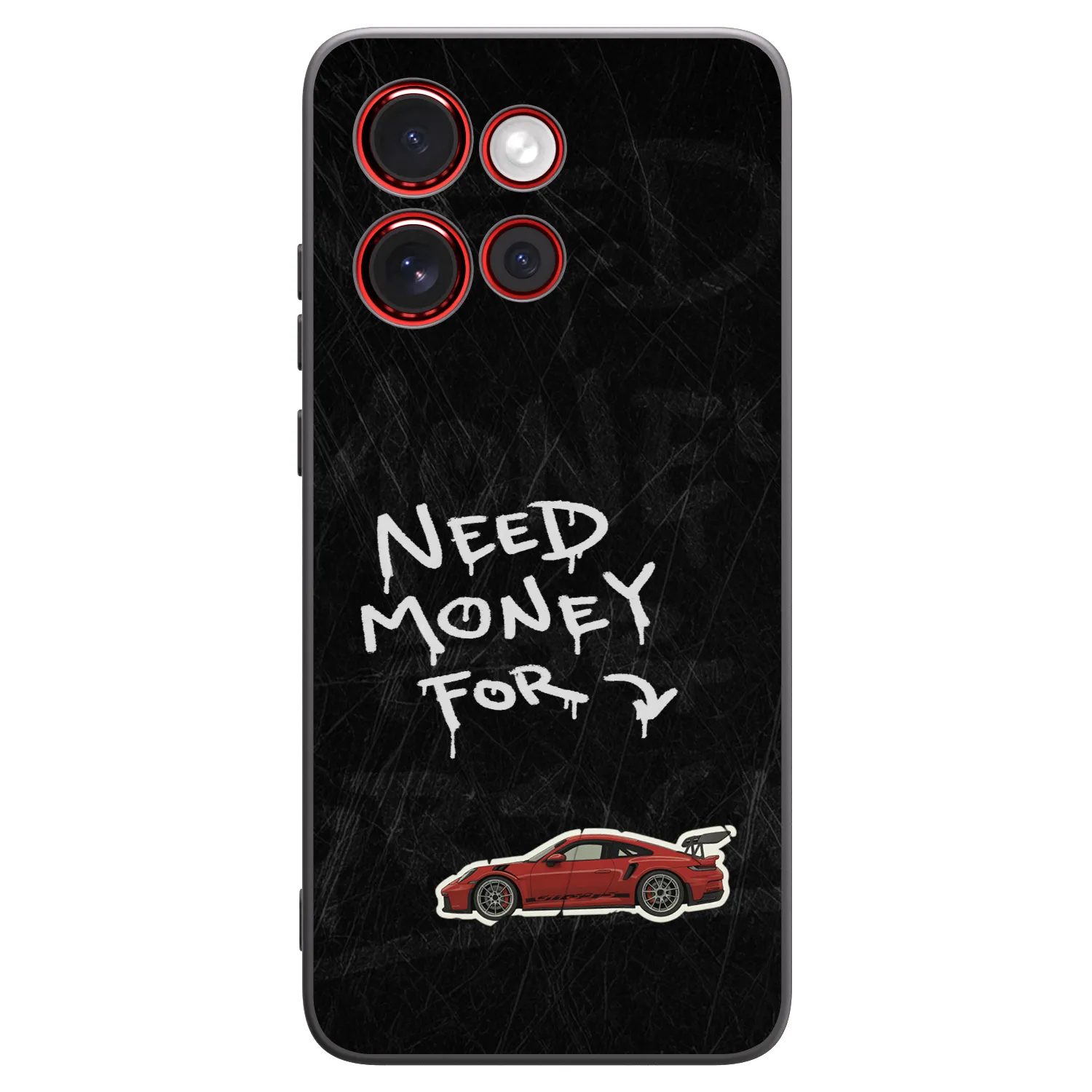 Picasee silikónový čierny obal pre Motorola Edge 60 Neo 5G - Track Mode