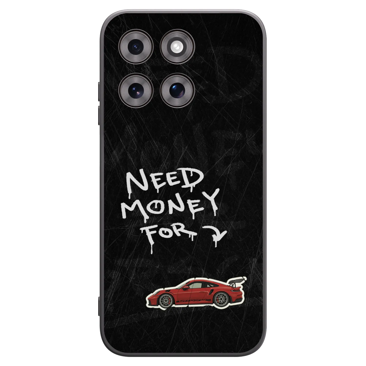 Picasee silikónový čierny obal pre Motorola Moto G77 - Track Mode