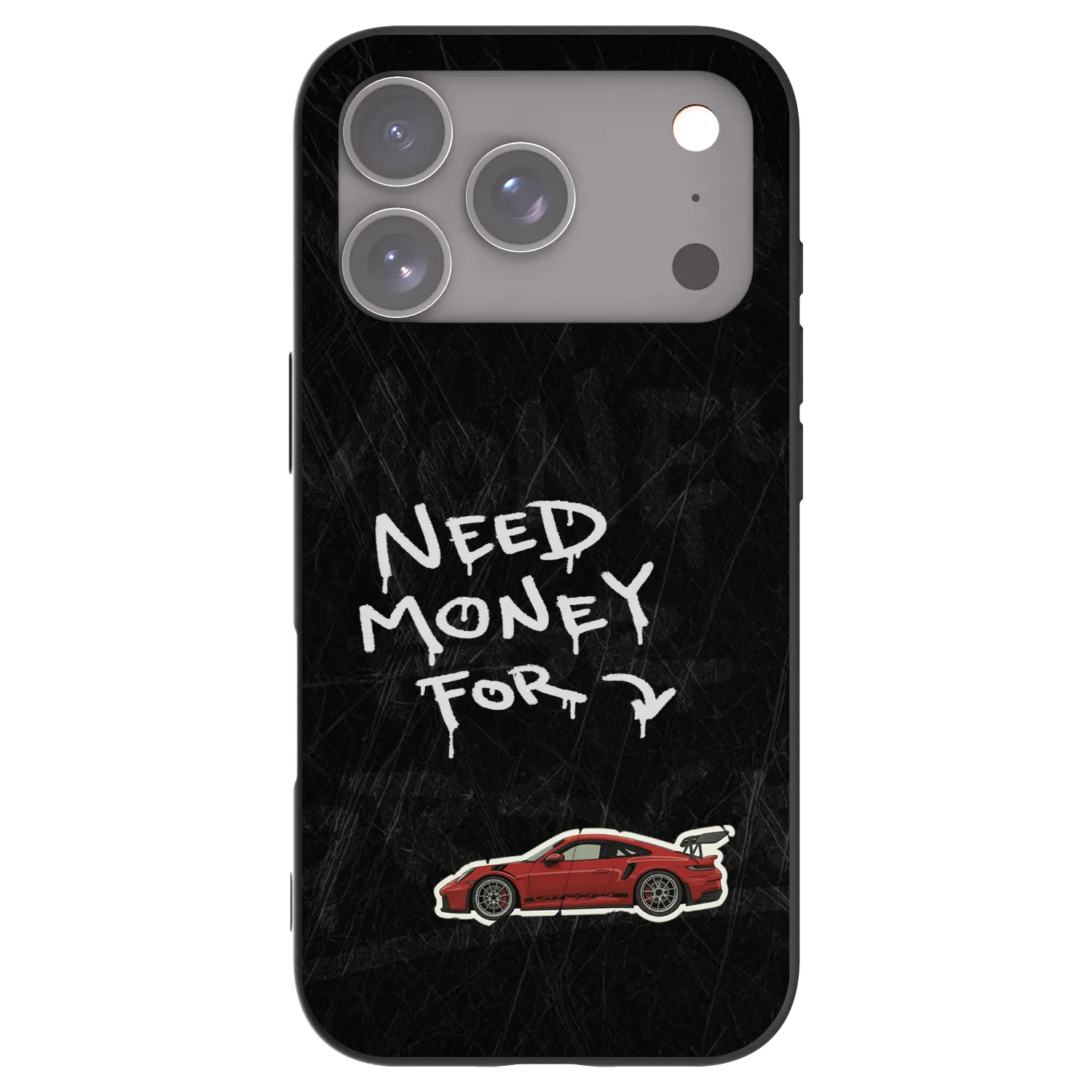 Picasee silikónový čierny obal pre Apple iPhone 18 Pro - Track Mode