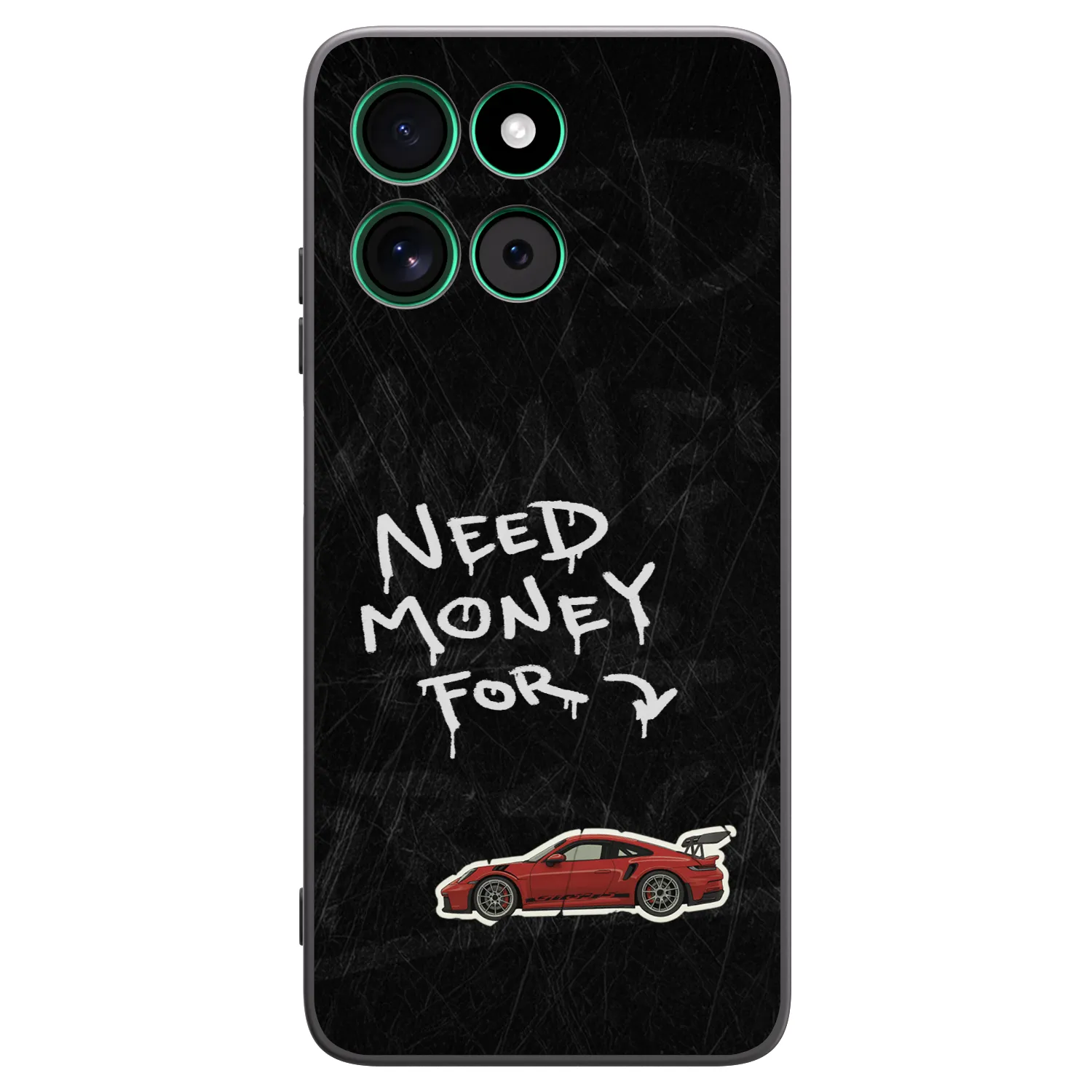 Picasee silikónový čierny obal pre Motorola Moto G57 Power - Track Mode