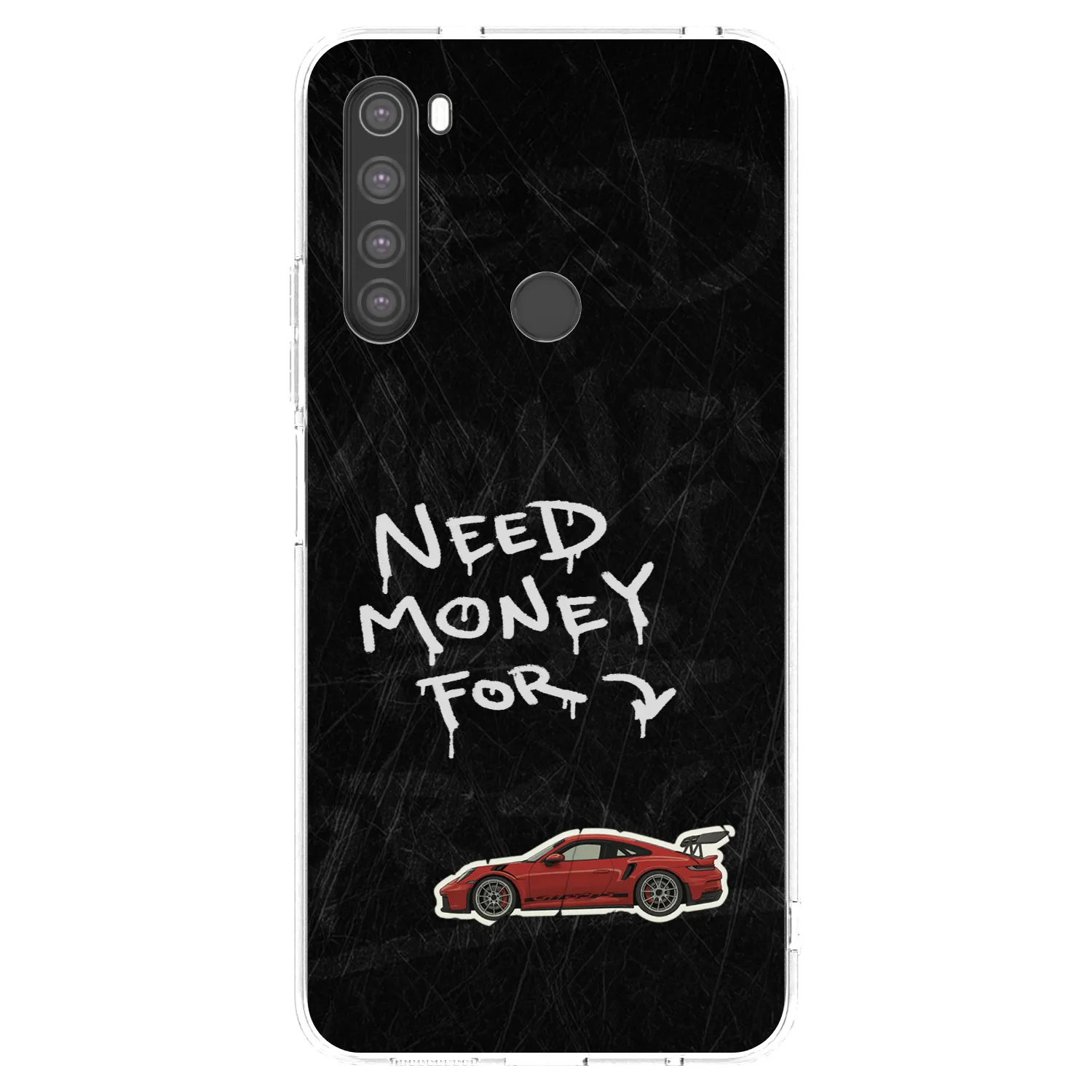 Picasee silikónový prehľadný obal pre Xiaomi Redmi Note 8 - Track Mode