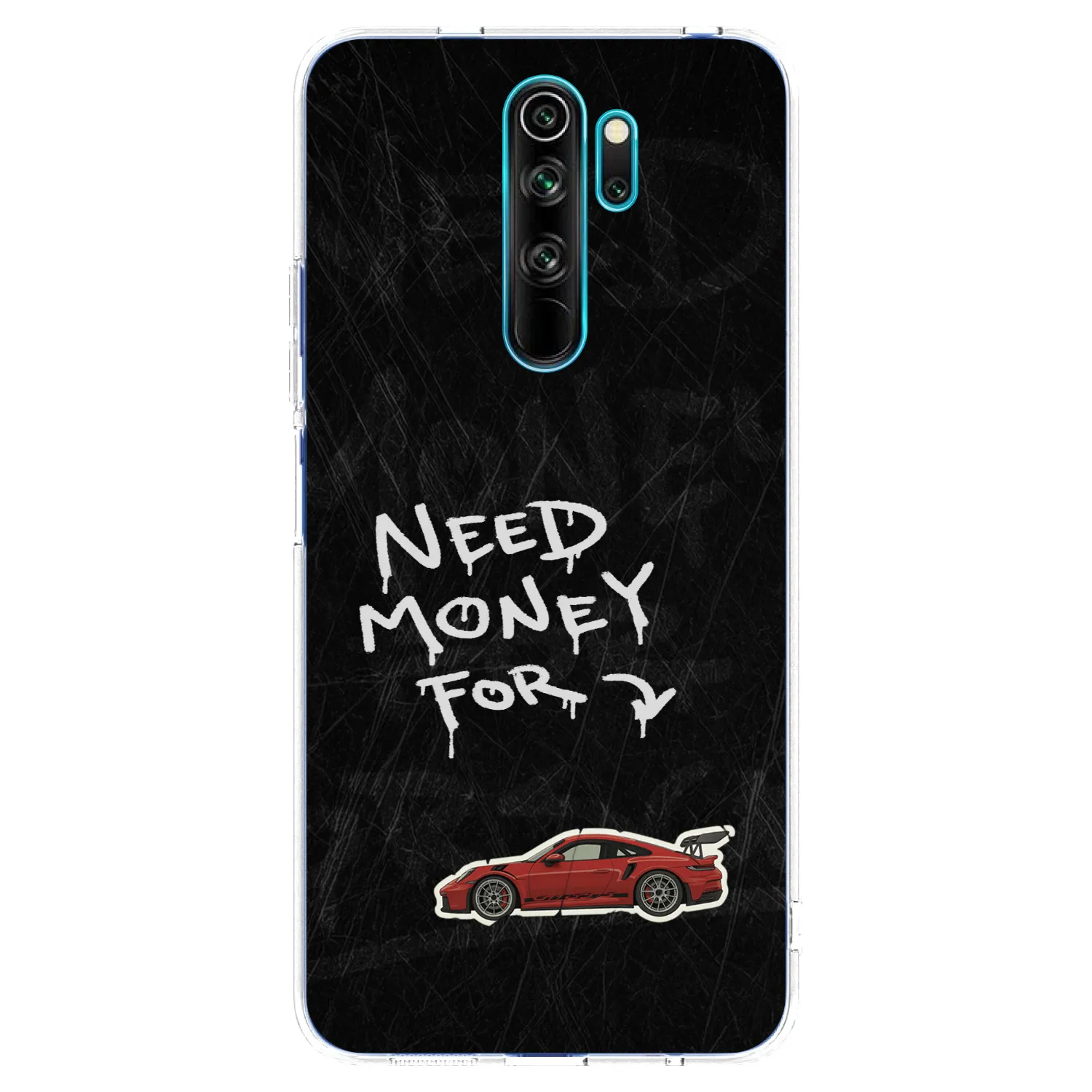 Picasee silikónový prehľadný obal pre Xiaomi Redmi Note 8 Pro - Track Mode