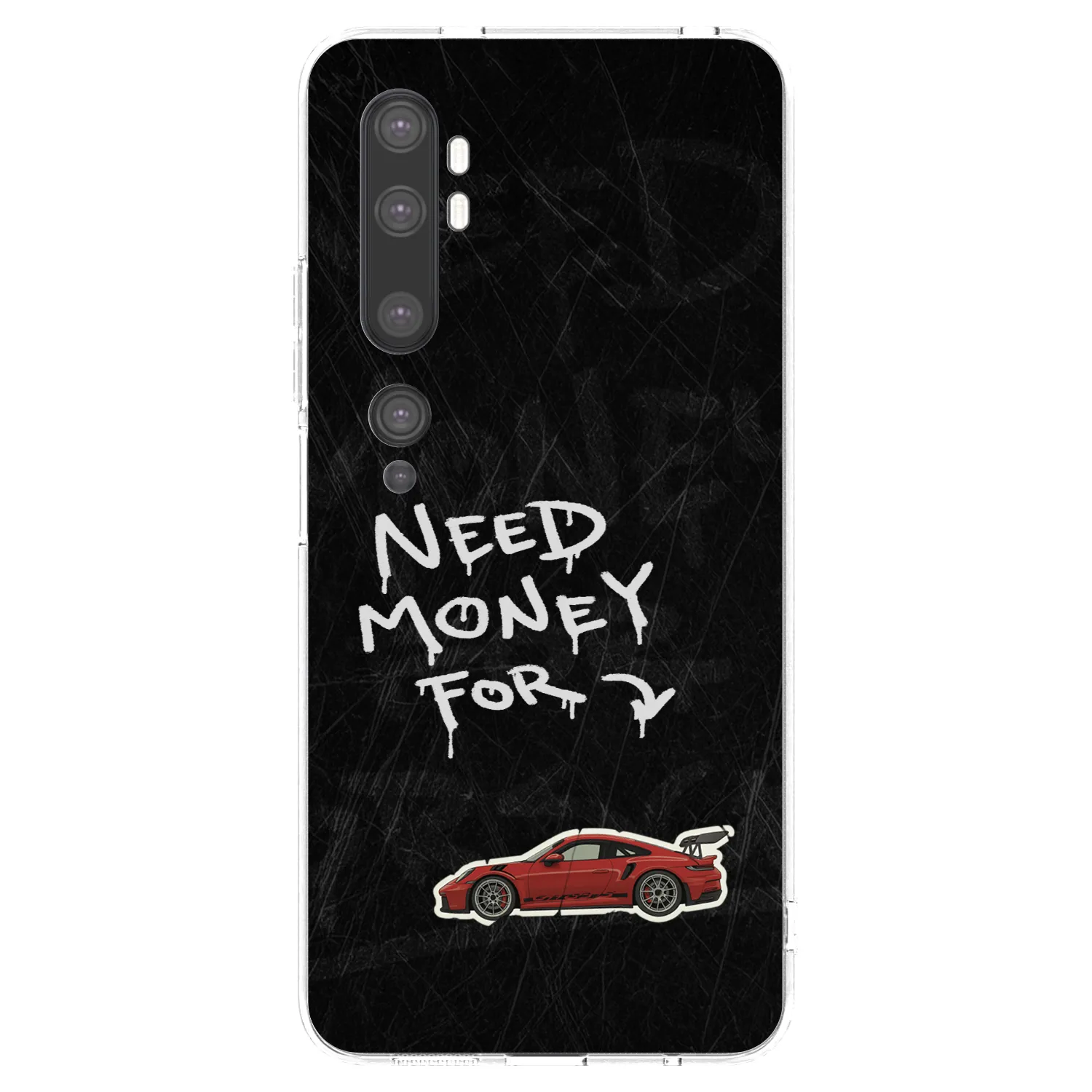 Silikónový prehľadný obal pre Xiaomi Mi Note 10 (Pro) - Track Mode