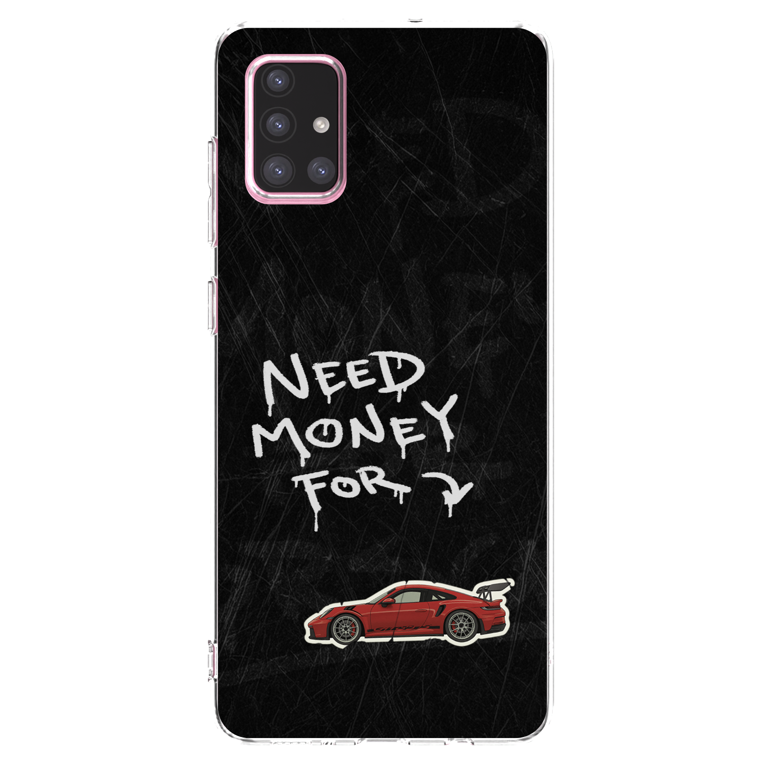 Picasee silikónový prehľadný obal pre Samsung Galaxy A71 A715F - Track Mode