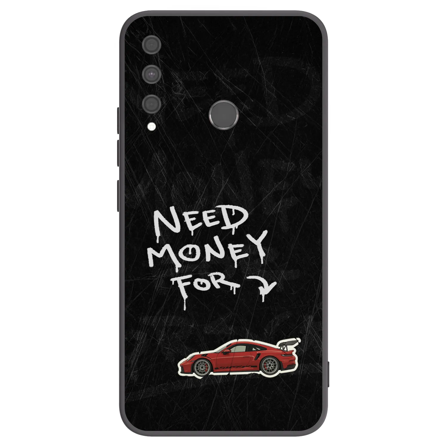 Picasee silikónový čierny obal pre Huawei P40 Lite E - Track Mode