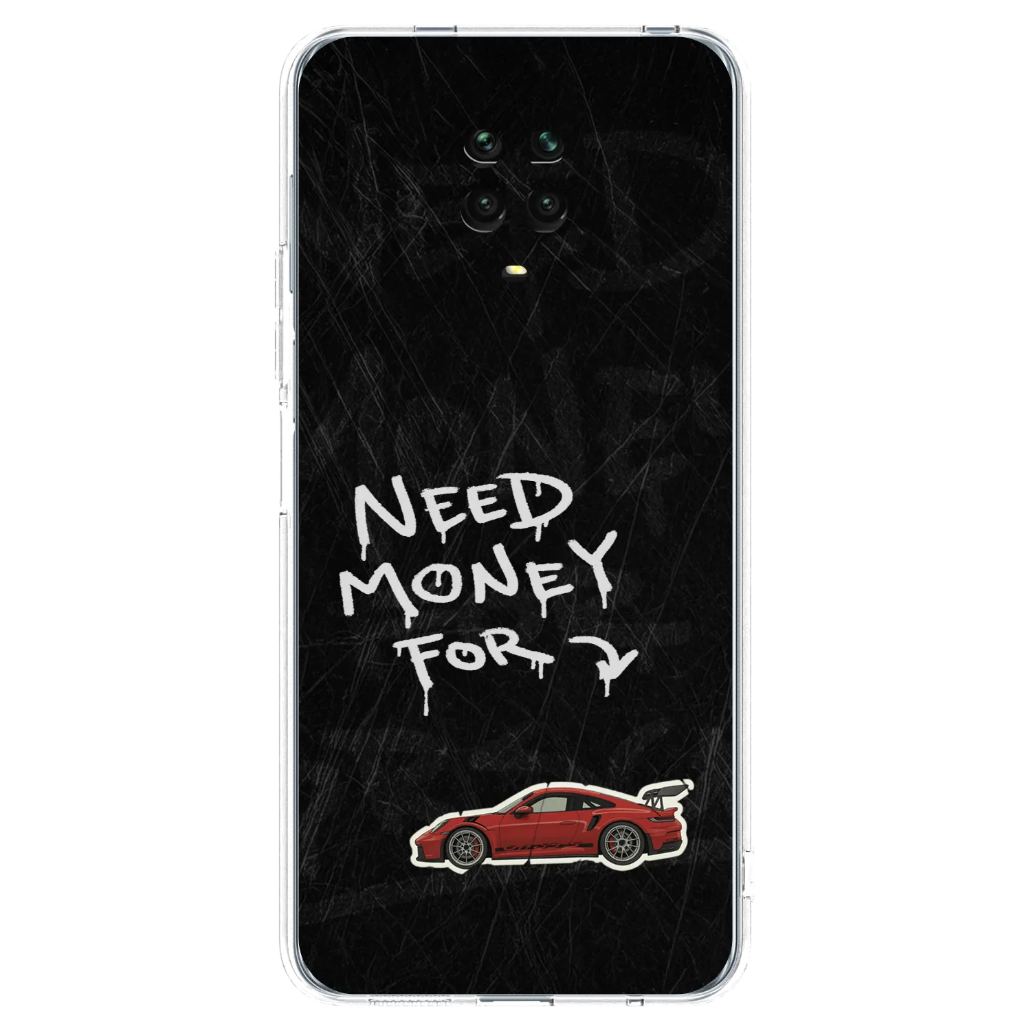 Picasee silikónový prehľadný obal pre Xiaomi Redmi Note 9 Pro - Track Mode