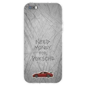 Picasee silikónový prehľadný obal pre Apple iPhone 5/5S/SE - Garage Scratch