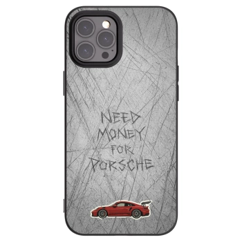 Picasee silikónový čierny obal pre Apple iPhone 12 Pro Max - Garage Scratch