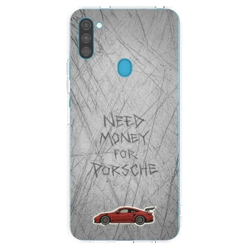 Picasee silikónový prehľadný obal pre Samsung Galaxy M11 - Garage Scratch