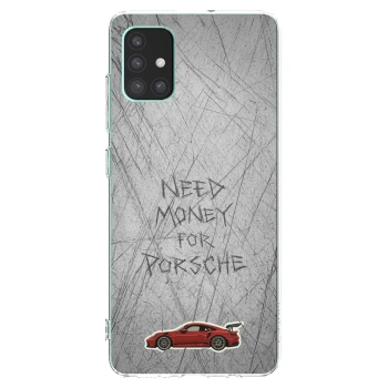 Picasee silikónový prehľadný obal pre Samsung Galaxy M51 M515F - Garage Scratch