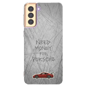 Picasee silikónový prehľadný obal pre Samsung Galaxy S21+ 5G G996F - Garage Scratch