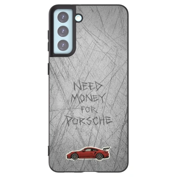 Picasee silikónový čierny obal pre Samsung Galaxy S21+ 5G G996F - Garage Scratch