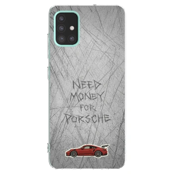 Picasee silikónový prehľadný obal pre Samsung Galaxy M31s - Garage Scratch
