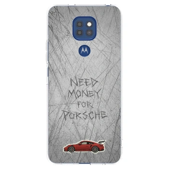 Picasee silikónový prehľadný obal pre Motorola Moto G9 Play - Garage Scratch