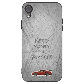 Picasee silikónový čierny obal pre Apple iPhone XR - Garage Scratch