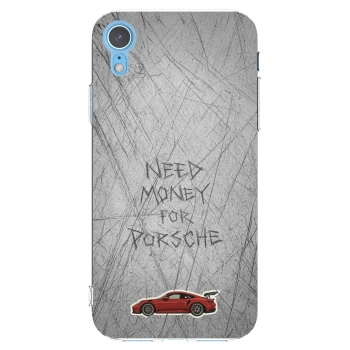 Picasee silikónový prehľadný obal pre Apple iPhone XR - Garage Scratch