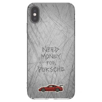 Picasee silikónový prehľadný obal pre Apple iPhone XS Max - Garage Scratch
