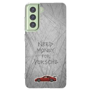 Picasee silikónový prehľadný obal pre Samsung Galaxy S21 FE 5G - Garage Scratch