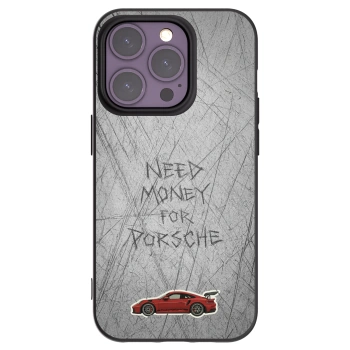 Picasee silikónový čierny obal pre Apple iPhone 14 Pro - Garage Scratch