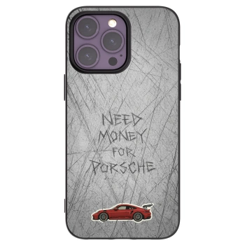 Picasee silikónový čierny obal pre Apple iPhone 14 Pro Max - Garage Scratch
