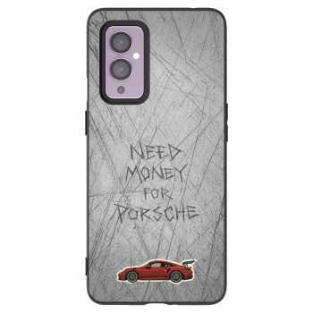 Picasee silikónový čierny obal pre OnePlus 9 - Garage Scratch