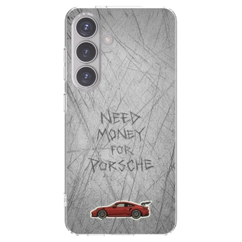 Picasee silikónový prehľadný obal pre Samsung Galaxy S24 S921B 5G - Garage Scratch
