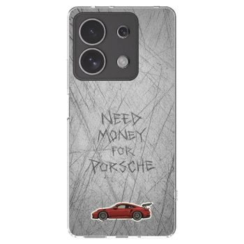 Picasee silikónový prehľadný obal pre Xiaomi Redmi Note 13 4G - Garage Scratch