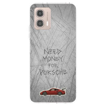 Picasee silikónový prehľadný obal pre Motorola Moto G53 5G - Garage Scratch