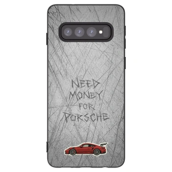 Picasee silikónový čierny obal pre Samsung Galaxy S10 G973 - Garage Scratch