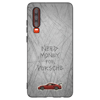 Picasee silikónový čierny obal pre Huawei P30 - Garage Scratch