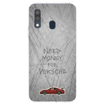 Picasee silikónový prehľadný obal pre Samsung Galaxy A40 A405F - Garage Scratch