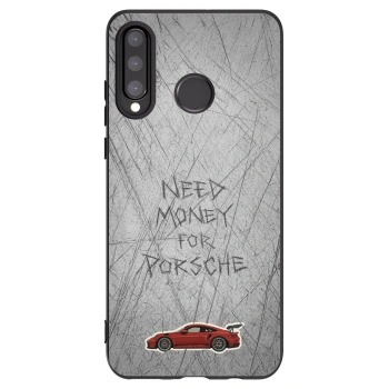 Picasee silikónový čierny obal pre Huawei P30 Lite - Garage Scratch