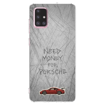 Picasee silikónový prehľadný obal pre Samsung Galaxy A71 A715F - Garage Scratch