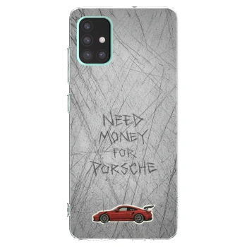 Picasee silikónový prehľadný obal pre Samsung Galaxy A51 A515F - Garage Scratch